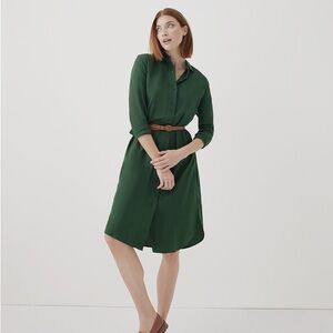 Women's Mountain View Sunset Light Gauze Midi Shirt Dress XL